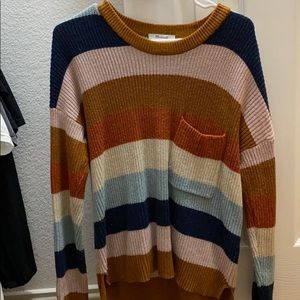 striped madewell sweater!